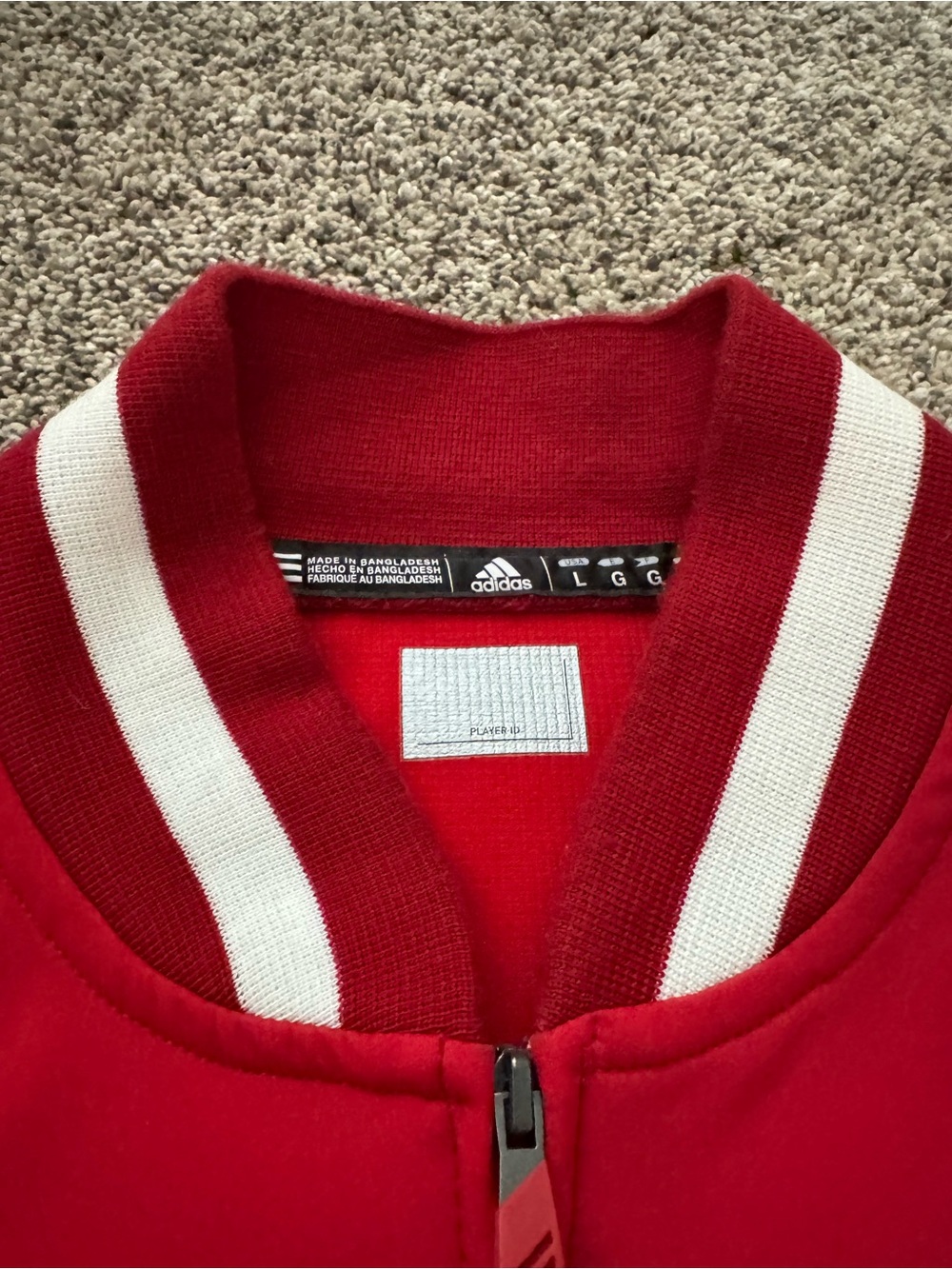 Men’s Adidas Wisconsin Varsity Jacket - Picture 3 of 11